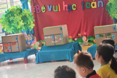 Tách, gộp nhóm có số lượng 6 ra làm 2 phần