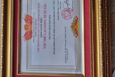🍄 VINH DỰ -NIỀM VUI CHUNG CỦA TẬP THỂ CBGVNV TRƯỜNG MẦM NON 30/10